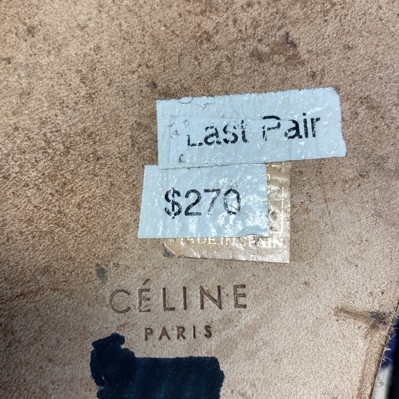 Celine Canvas Striped Espadrilles - Picture 9 of 12